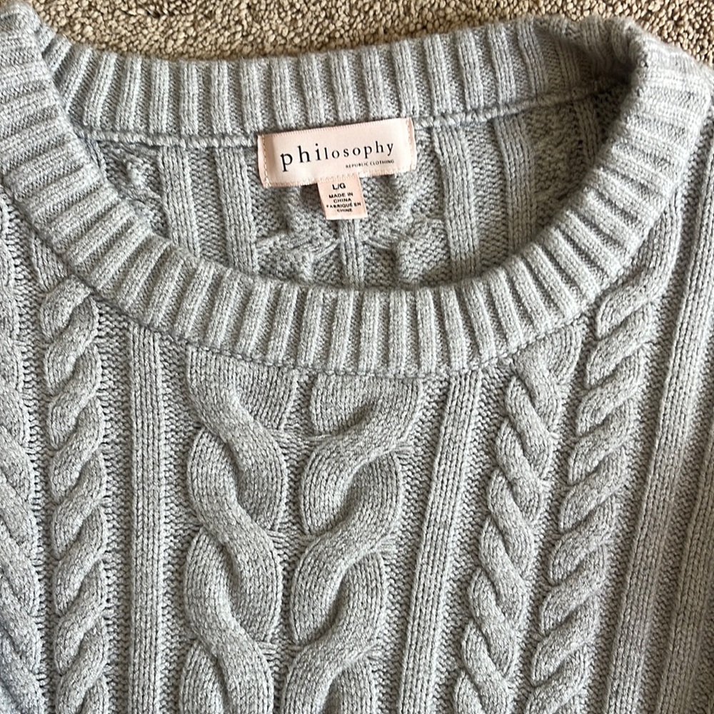 Philosophy knitted sweater